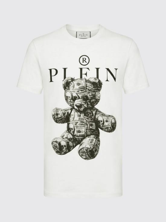 26SS 필립 플레인 반팔 티셔츠 UAFCMTK9366PJY002N 01 White - PHILIPP PLEIN
