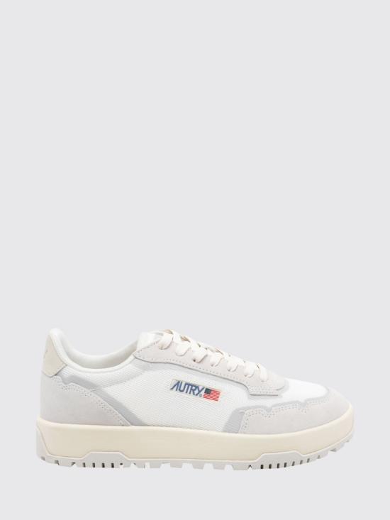 26FW 오트리 WILDPACE 로우 스니커즈 립스탑 나일론 가죽 LDLM AK01 White