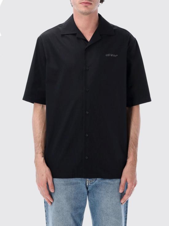 26SS 오프화이트 셔츠 OMGG01FS26FAB003 0001 Black