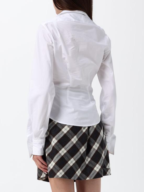 26FW 비비안웨스트우드 드렁큰 셔츠 1501000CW009Q A401 White - VIVIENNE WESTWOOD