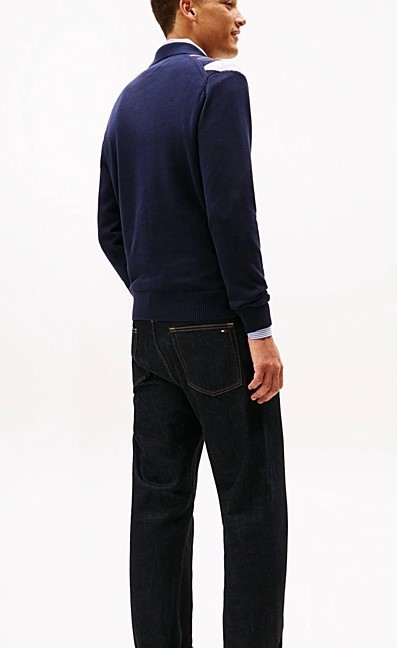  타미힐피거 스웨터 MW0MW42614DW5 DW5 Blue - TOMMY HILFIGER