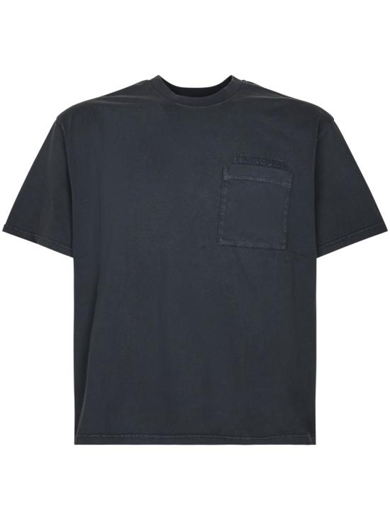 26SS 마르니 반팔 티셔츠 HUMU0358GXUSCY94TCN99 Black