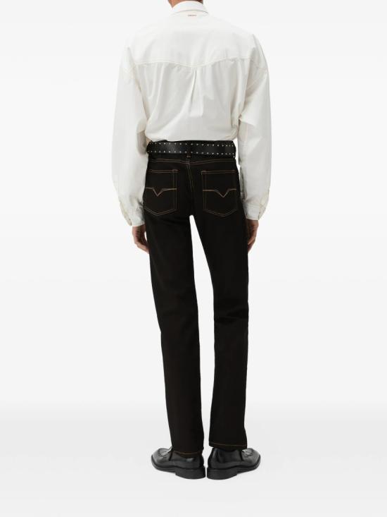 26FW 베르사체 데님 팬츠 1024363 1A18626 Black - VERSACE
