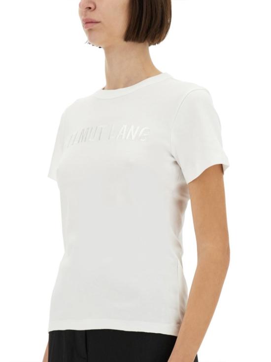 25SS 헬무트랭 반팔 티셔츠 O06HW505 100 White - HELMUT LANG