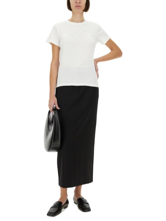 25SS 헬무트랭 반팔 티셔츠 O06HW505 100 White - HELMUT LANG