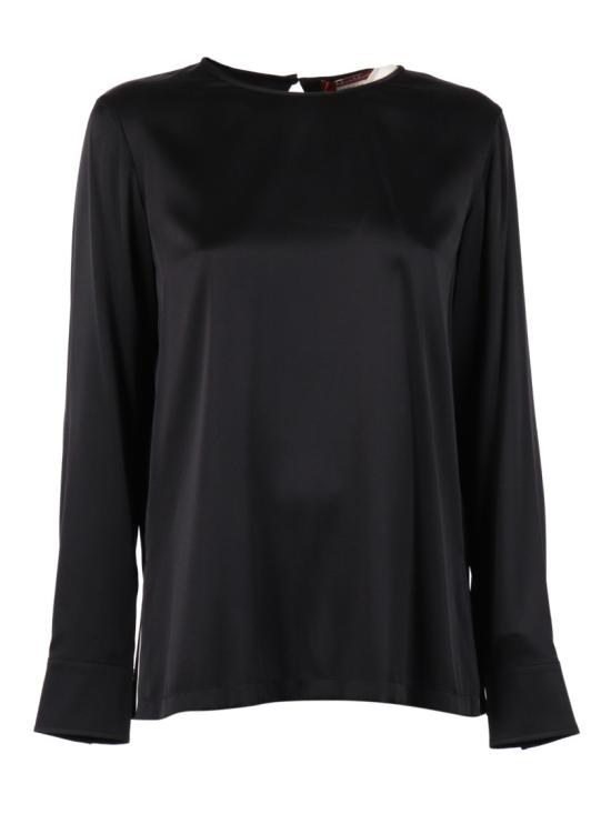 25FW 막스마라 긴팔 티셔츠 2526116032600 Black