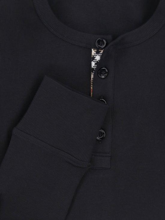 26FW 버버리 긴팔 티셔츠 8123999A1189 Black - BURBERRY