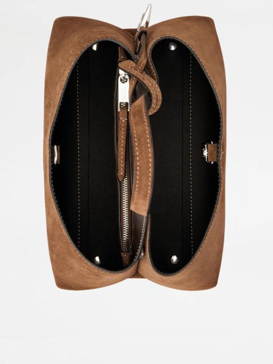 26FW 토즈 마이크로 토트백 XBWAPAEL000 XBL Brown - TODS