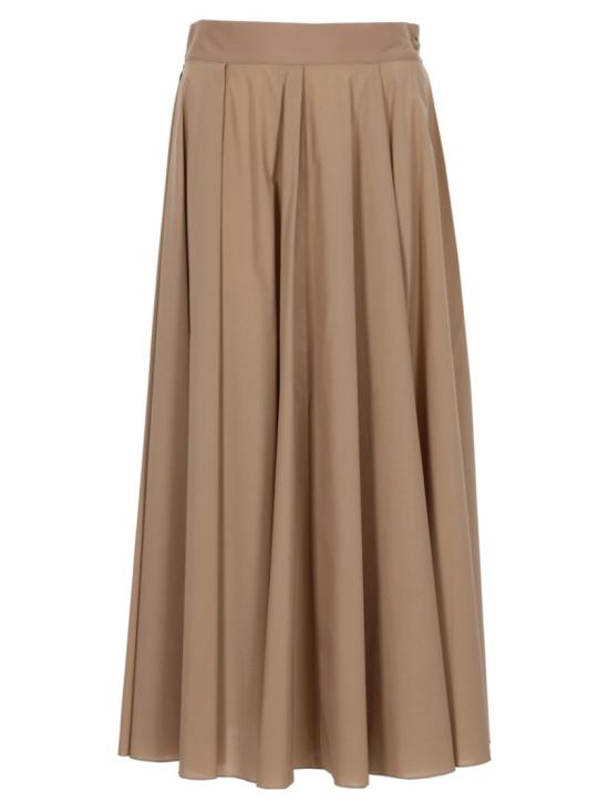 26SS 페이 롱 스커트 NXW9252 484SZDHC603 Brown
