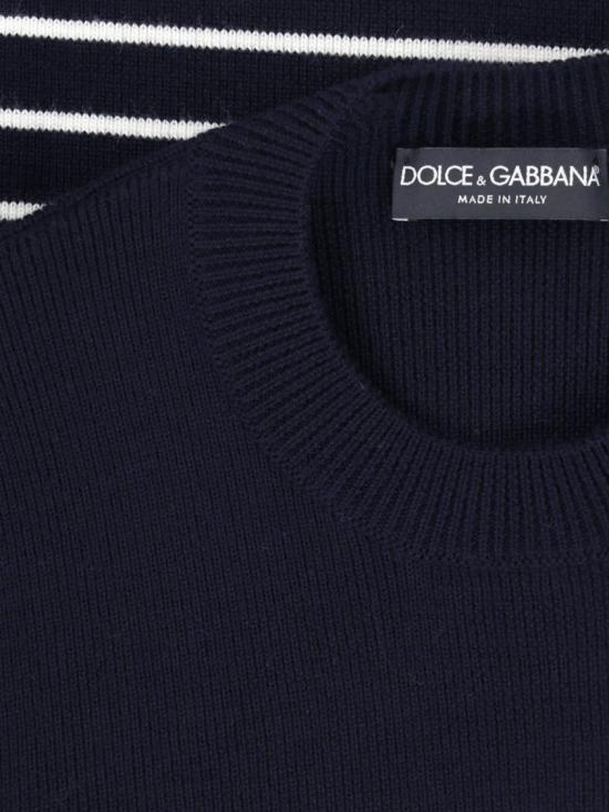 26FW 돌체앤가바나 스웨터 GXXCJT JDVIDB0789 Blue - DOLCE & GABBANA
