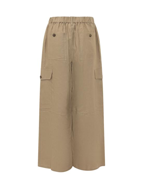 26SS 위켄드막스마라 팔라초 팬츠 2615131033600 001 SAFARI - WEEKEND MAX MARA