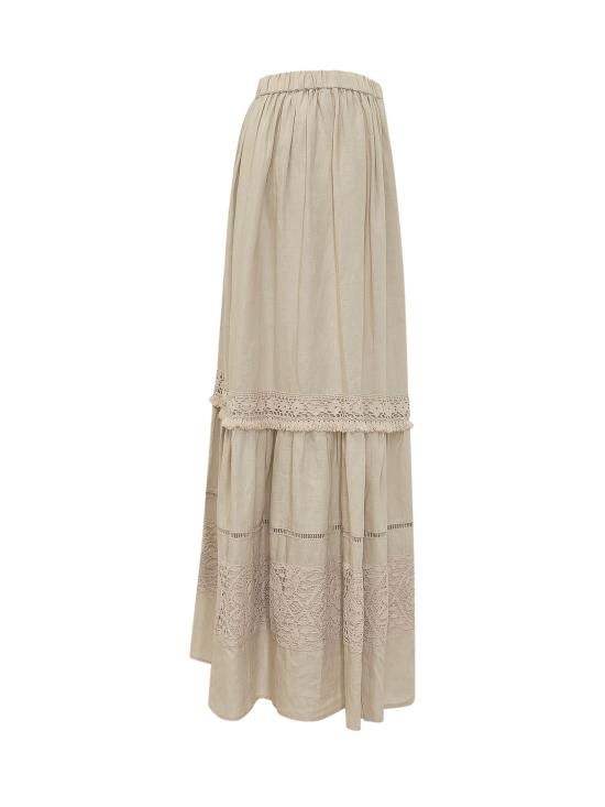 26SS 위켄드막스마라 롱 스커트 2615101023600 006 SABBIA - WEEKEND MAX MARA
