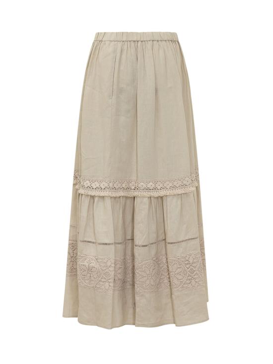 26SS 위켄드막스마라 롱 스커트 2615101023600 006 SABBIA - WEEKEND MAX MARA