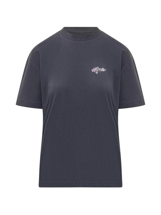  오프화이트 반팔 티셔츠 2AA089S26JER006W930 Grey