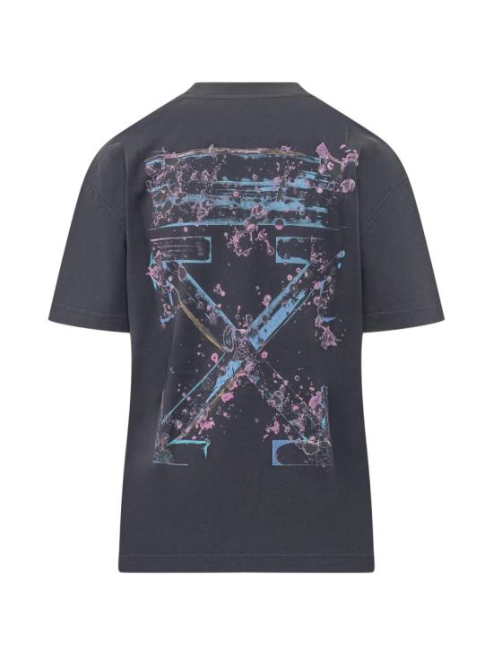  오프화이트 반팔 티셔츠 2AA089S26JER006W930 Grey - OFF WHITE