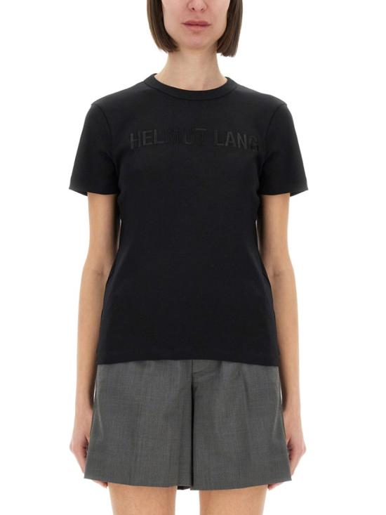 25SS 헬무트랭 반팔 티셔츠 O06HW505 001 Black