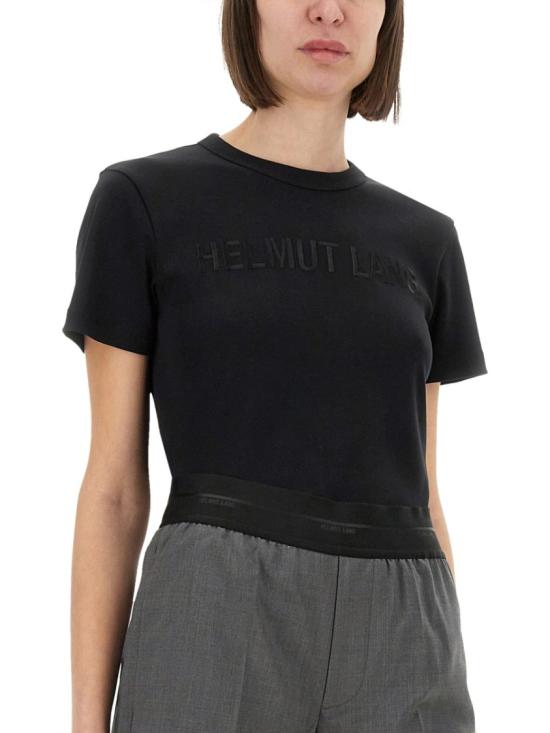 25SS 헬무트랭 반팔 티셔츠 O06HW505 001 Black - HELMUT LANG