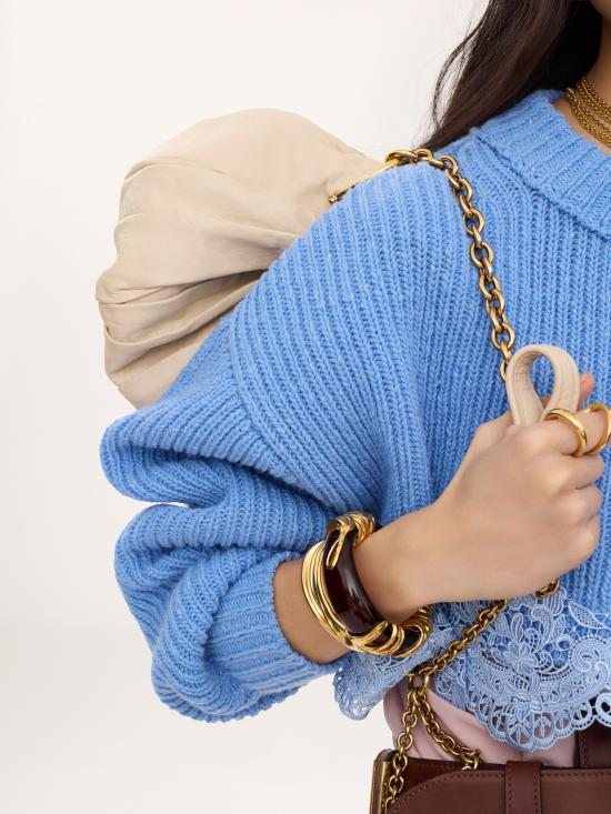26FW 끌로에 스웨터 CH26AMP06640 465 Azzurro - CHLOE