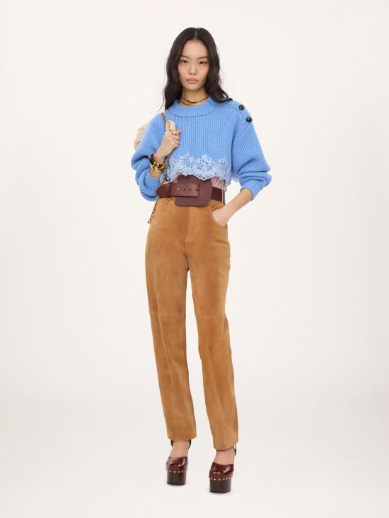 26FW 끌로에 스웨터 CH26AMP06640 465 Azzurro - CHLOE