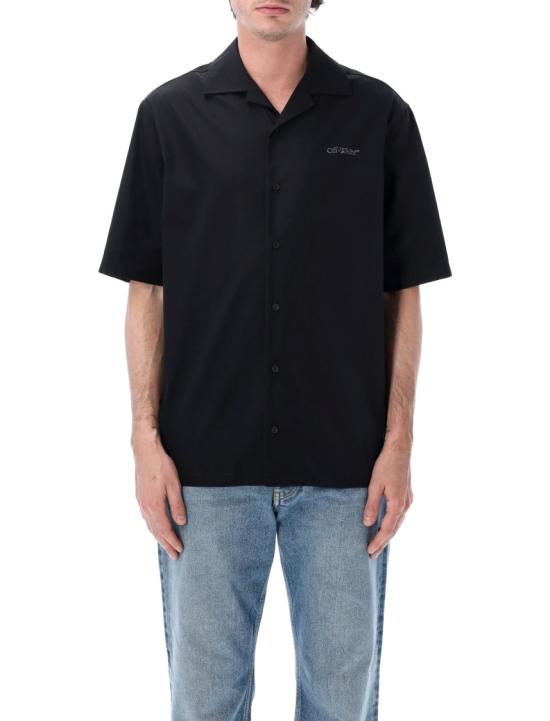 26SS 오프화이트 셔츠 OMGG01FS26FAB0030001 Black