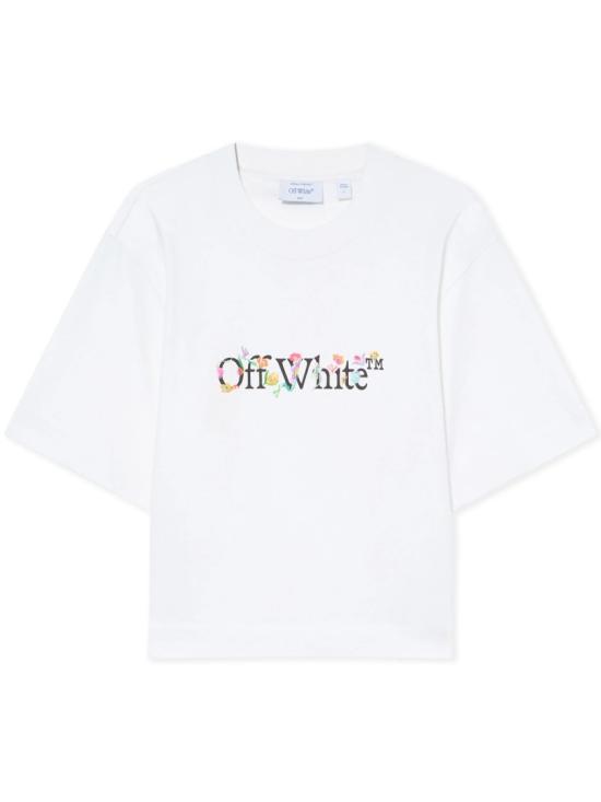  오프화이트 반팔 티셔츠 2AA090S26JER001W102 White