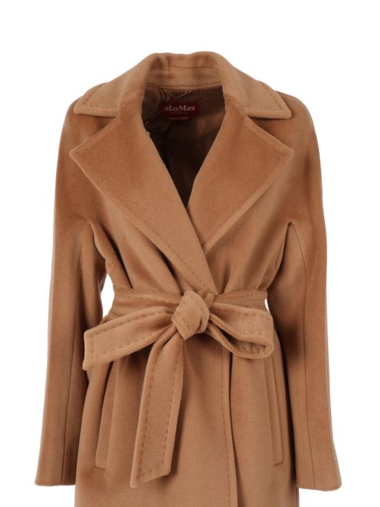 25FW 막스마라 더블 브레스트 미디 코트 2526016112600 Brown - MAX MARA