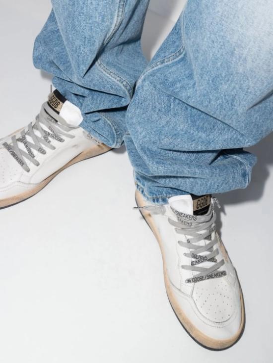 26FW 골든구스 볼스타 스니커즈 GWF00117 F00078380608 Milk gold - GOLDEN GOOSE