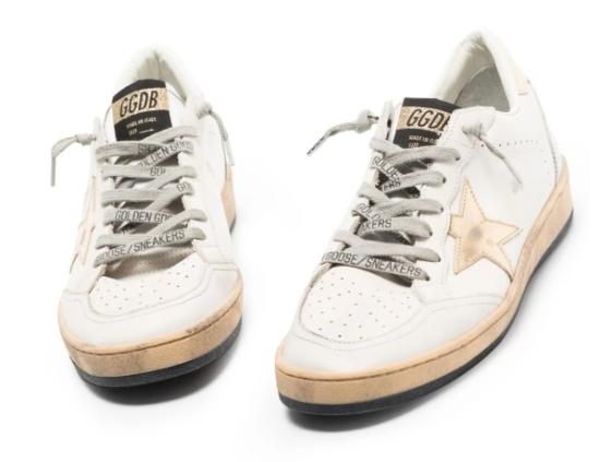 26FW 골든구스 볼스타 스니커즈 GWF00117 F00078380608 Milk gold - GOLDEN GOOSE