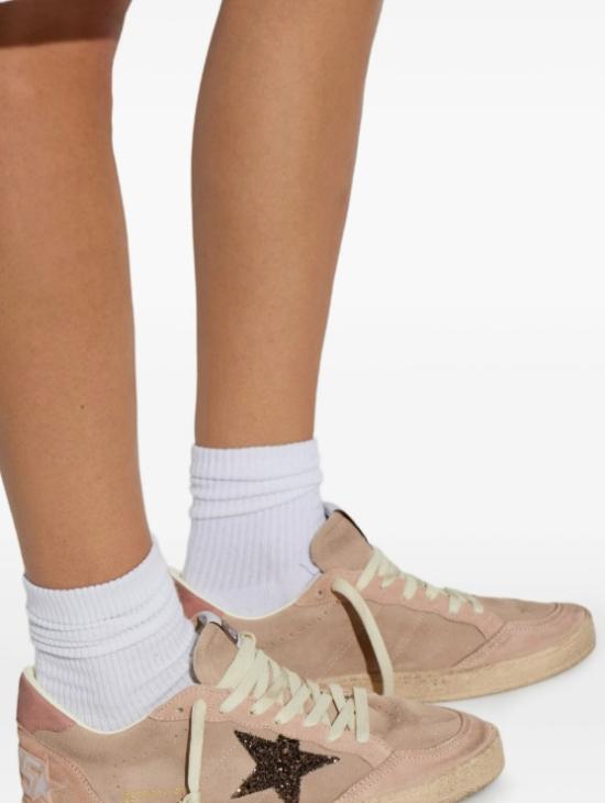 26FW 골든구스 스니커즈 GWF00117 F00869425819 Cameli pink chypre nut light p - GOLDEN GOOSE