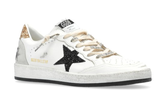 26FW 골든구스 글리터 스타 볼스타 스니커즈 GWF00117 F00611810750 White black gold ice - GOLDEN GOOSE