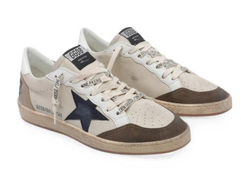 26FW 골든구스 스니커즈 GMF00117 F00872283406 Cream white light grey marble - GOLDEN GOOSE