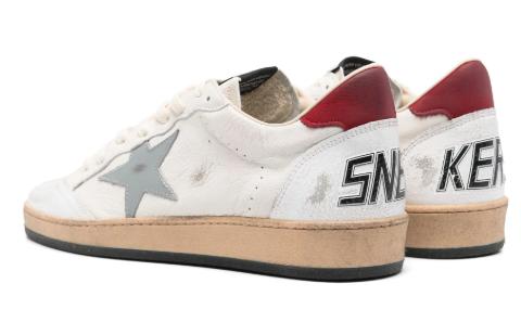 26FW 골든구스 볼스타 스니커즈 GMF00117 F00677712155 White silver blu red - GOLDEN GOOSE