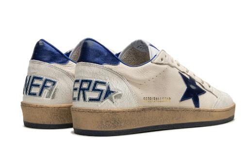 26FW 골든구스 볼스타 블루 스타 스니커즈 GMF00117 F00219810327 White bluette - GOLDEN GOOSE