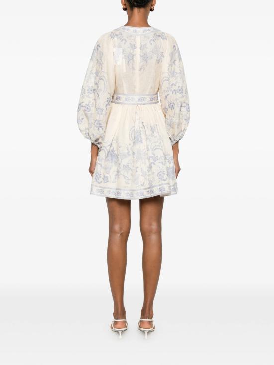 26FW 짐머만 미디 원피스 3500DSS262 CRLF Bianco - ZIMMERMANN