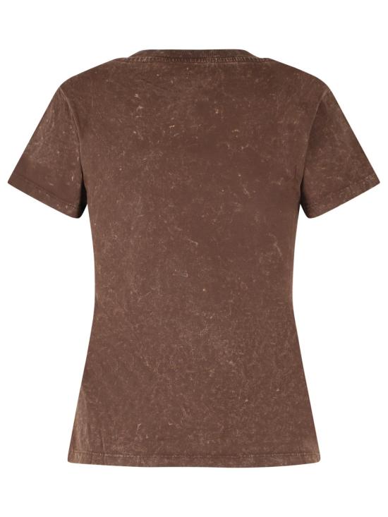 26FW 가니 반팔 티셔츠 A1050204979 Brown - GANNI