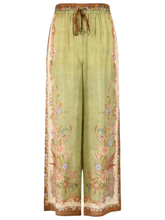 26FW 짐머만 팔라초 팬츠 6251PSS262KHAKI SCARF FLORAL Green