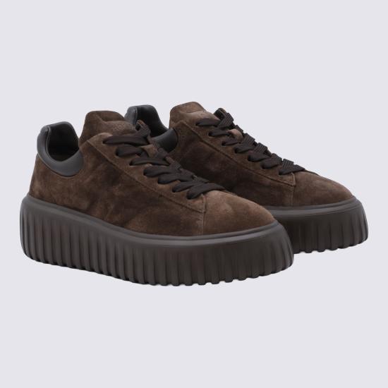 26FW 호간 스니커즈 HXW6450FC6T PJQ0UV2 Marrone - HOGAN