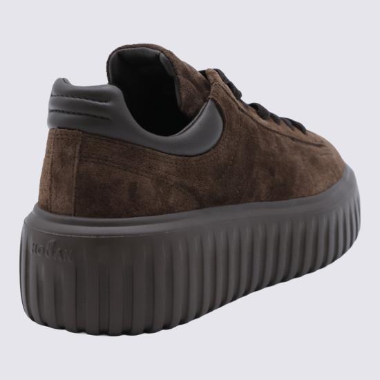 26FW 호간 스니커즈 HXW6450FC6T PJQ0UV2 Marrone - HOGAN