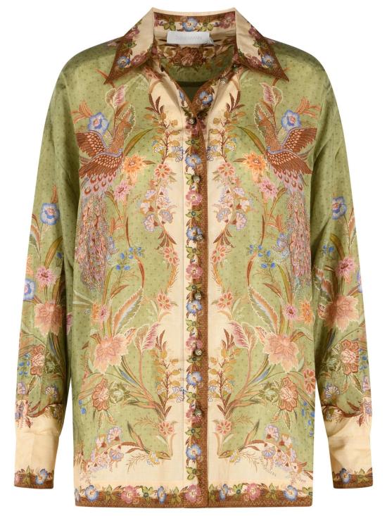 26FW 짐머만 셔츠 8686TSS262KHAKI SCARF FLORAL Green