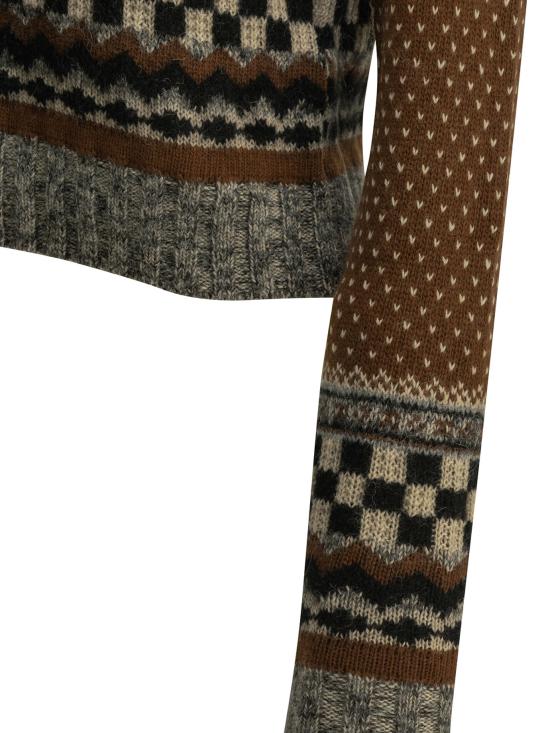 26FW 골든구스 스웨터 GWP01165P00267555718 Brown - GOLDEN GOOSE