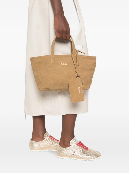 26FW 아페쎄 르 드러머 뚜왈 스몰 토트 백 COHMPF67045 BAC Beige - A.P.C.