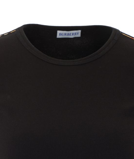 26FW 버버리 반팔 티셔츠 8125951 A1189 Black - BURBERRY