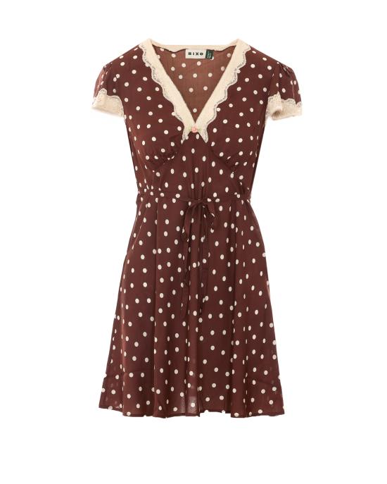 26FW 릭소 미디 원피스 05461 08702 Brown