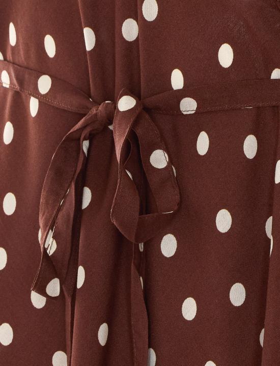 26FW 릭소 미디 원피스 05461 08702 Brown - RIXO
