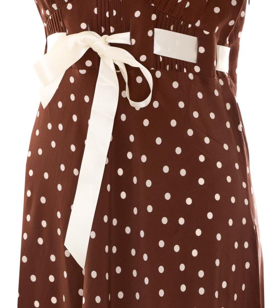 26FW 릭소 미디 원피스 02400 08702 Brown - RIXO