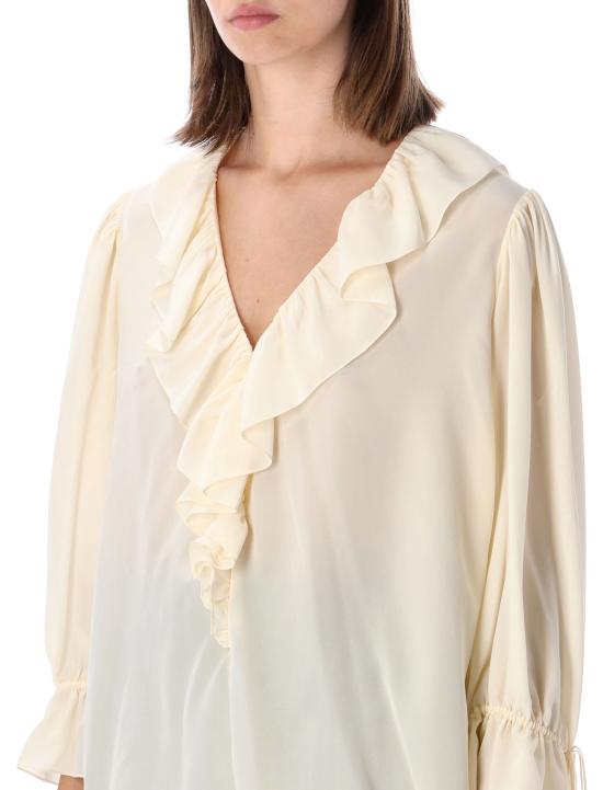 26FW 끌로에 블라우스 CH26AHT72005 114 PRISTINE WHITE - CHLOE