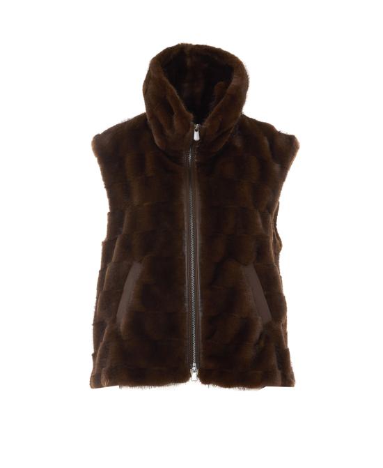 26FW 핑코 베스트 106939 A3C5M11 Brown