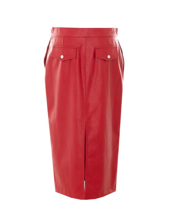 26FW 핑코 미디 스커트 107460 A3EQR45 Red - PINKO
