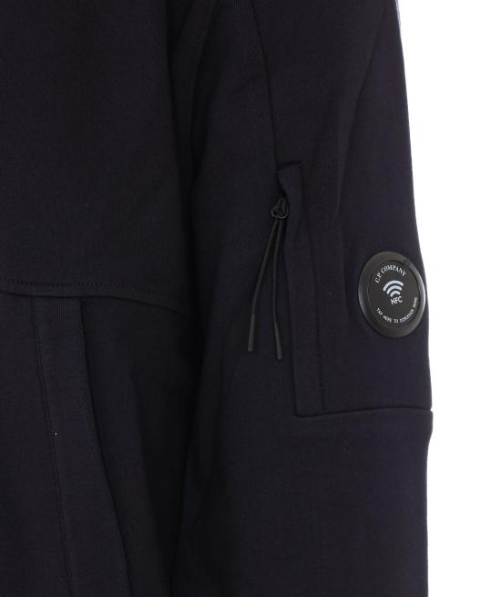 26FW 씨피 컴퍼니 후드 티셔츠 RCCMSS714M 005086W888 Blue - C.P. COMPANY