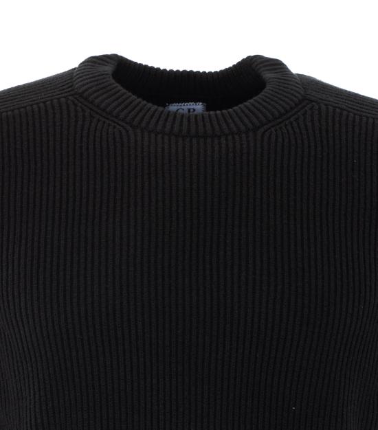 26FW 씨피 컴퍼니 스웨터 21CMKN101A 006608A999 Black - C.P. COMPANY